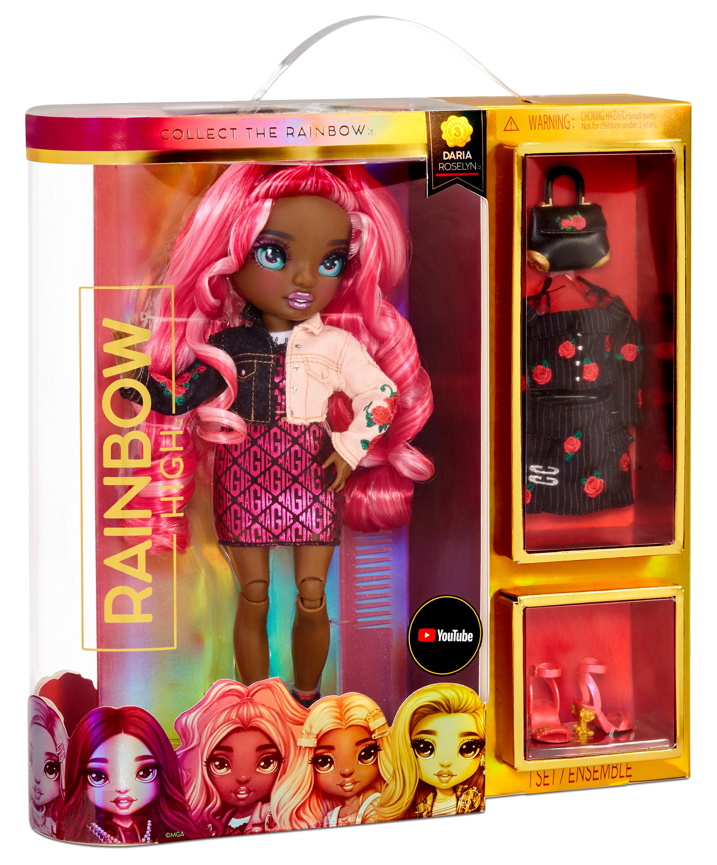 Daria Roselyn Fashion Doll - Rose 2 complete doll outfits
