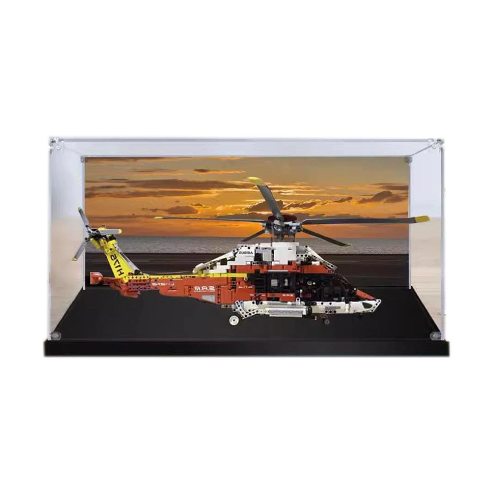 HALFS Acrylic Display Case (42145) - 3mm Transparent Dustproof Anti-UV