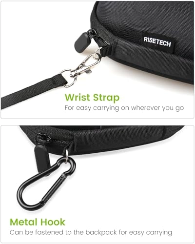Hard Travel Mouse Case - Clip and Lanyard