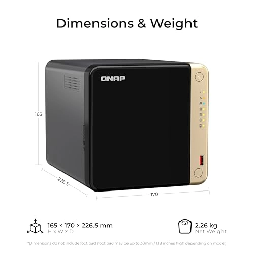 TS-464 4-Bay 32TB - FREE 512GB External SSD Bundle