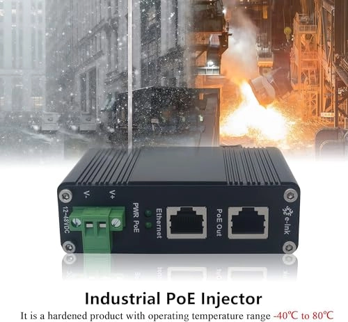 LNK-INJ301 - 12~48VDC 30W 1 IEEE802.3af/at 10/100/1000Base-T