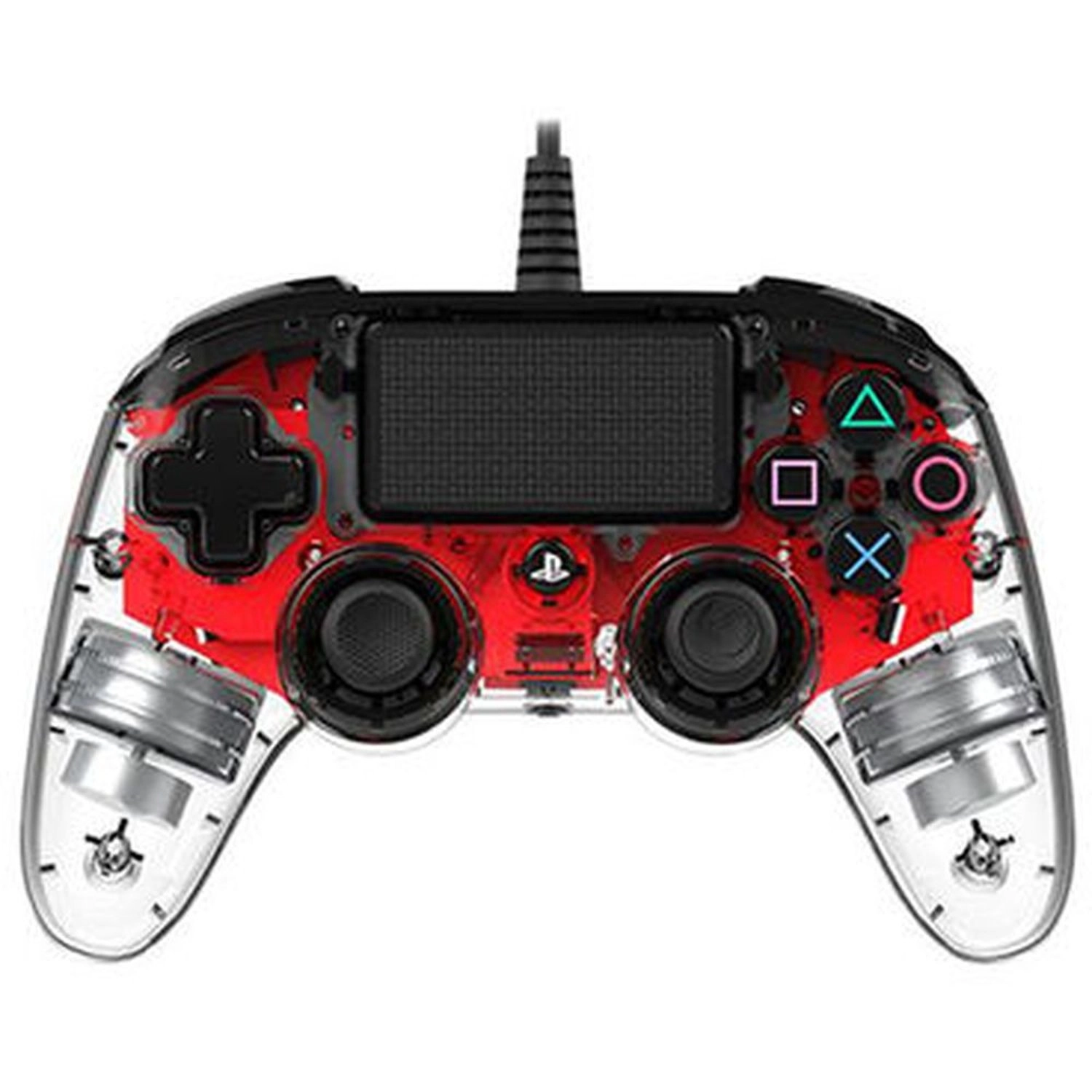 Wired Illuminated Compact Controller (PS4) Red