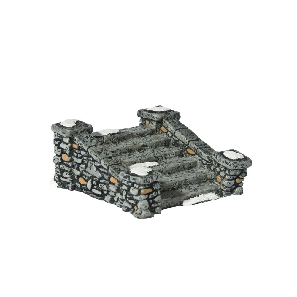 Department 56 Limestone Steps - Plastic Accessory Figurine