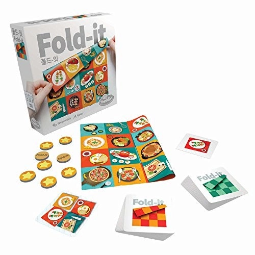 ThinkFun Fold-It - Brainteaser Challenge Game Soft Cloth