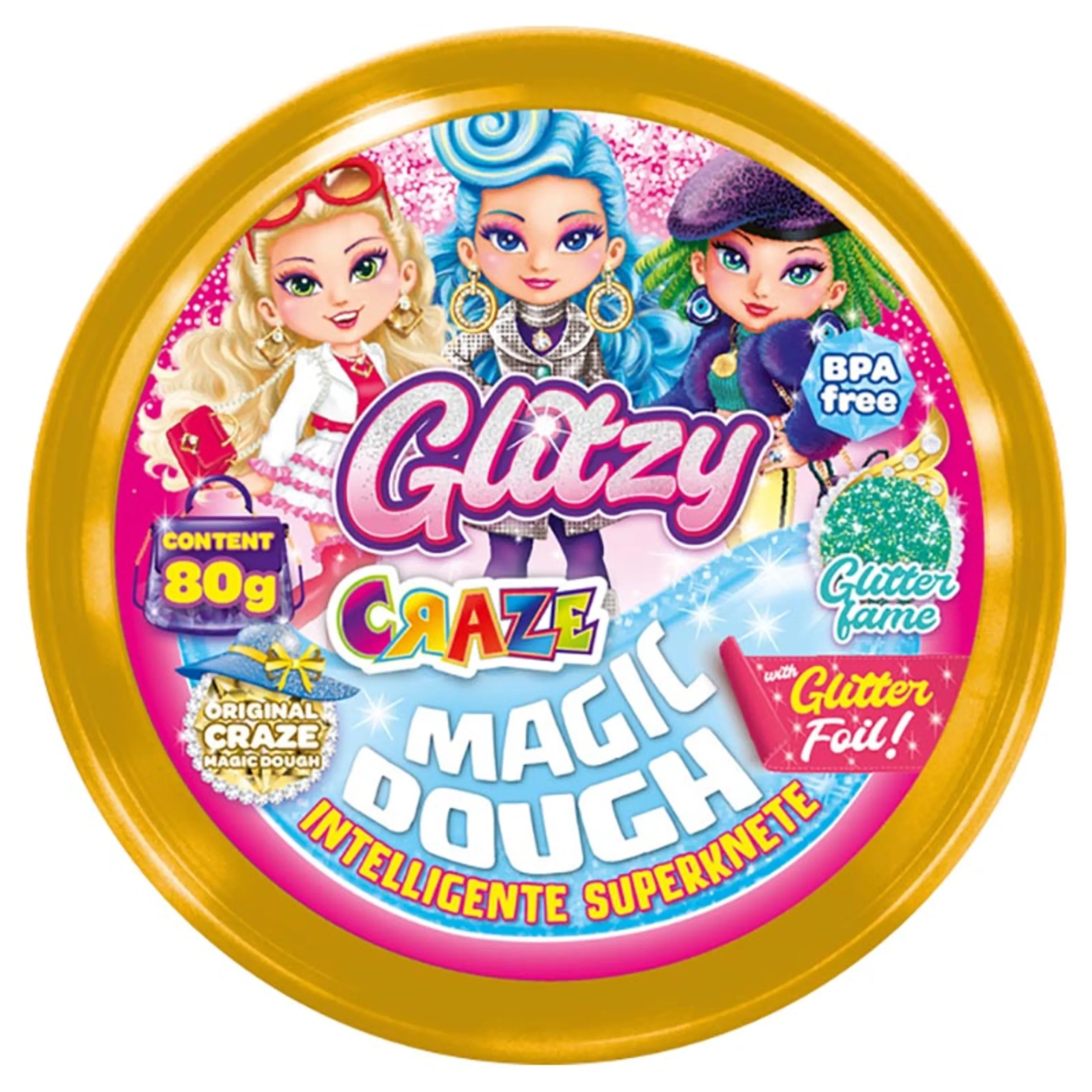 Magic Dough Glitzy - super clay 80g