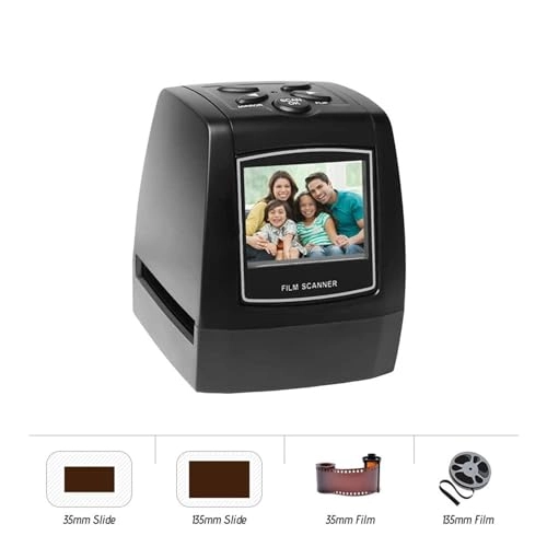 Film Slide Scanner - 22MP 2.4" LCD