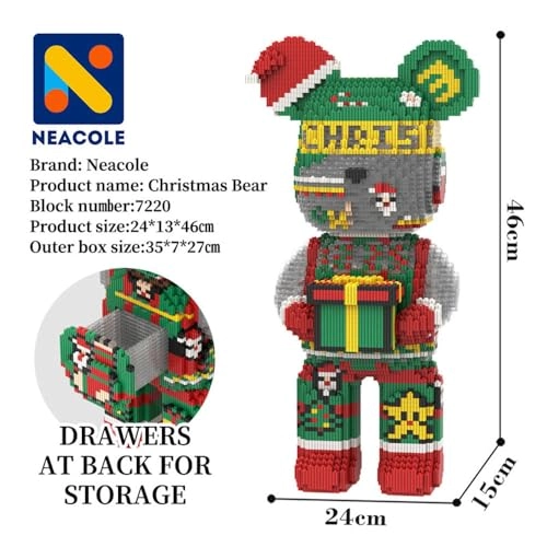 Bear Building Blocks - Graffiti bear 7220 pcs