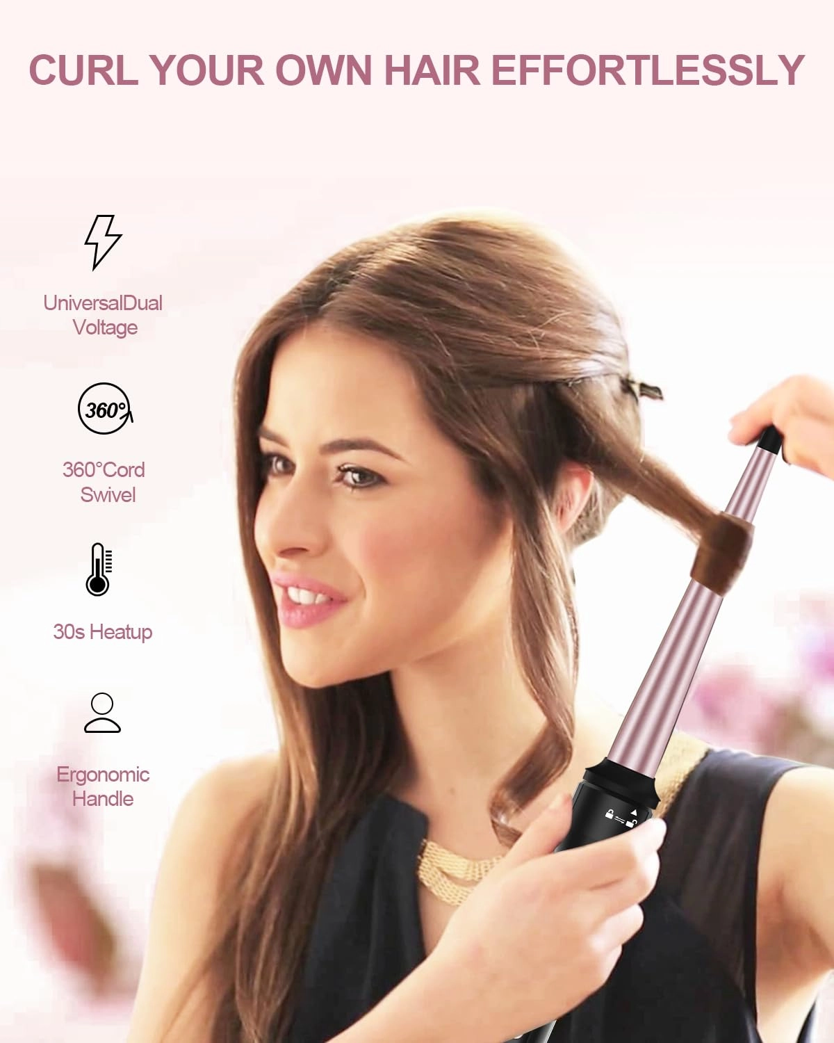 3 in 1 Curling Iron - 0.5"-1.5"