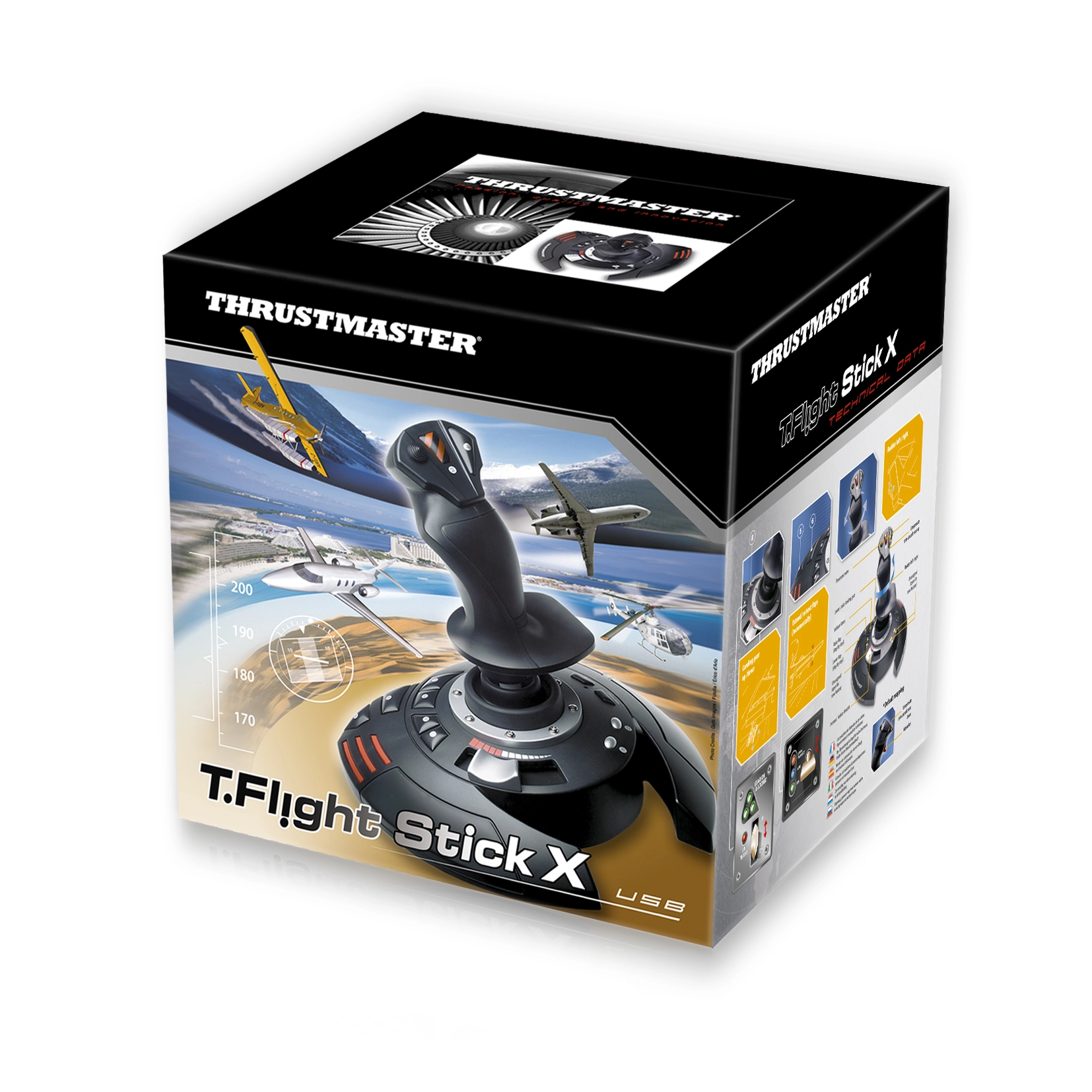 T-Flight Stick X - Black PC/PS3