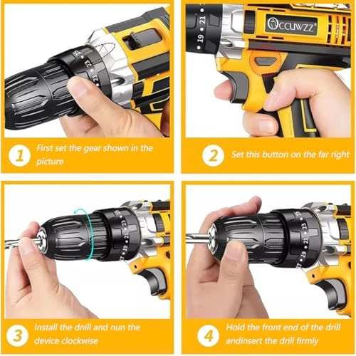 Cordless Drill Kit - 1.5 Amp Hours