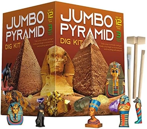 XX Ancient Egyptian Pyramids Dig Kit Archaeology - 6 years+ 12 pieces