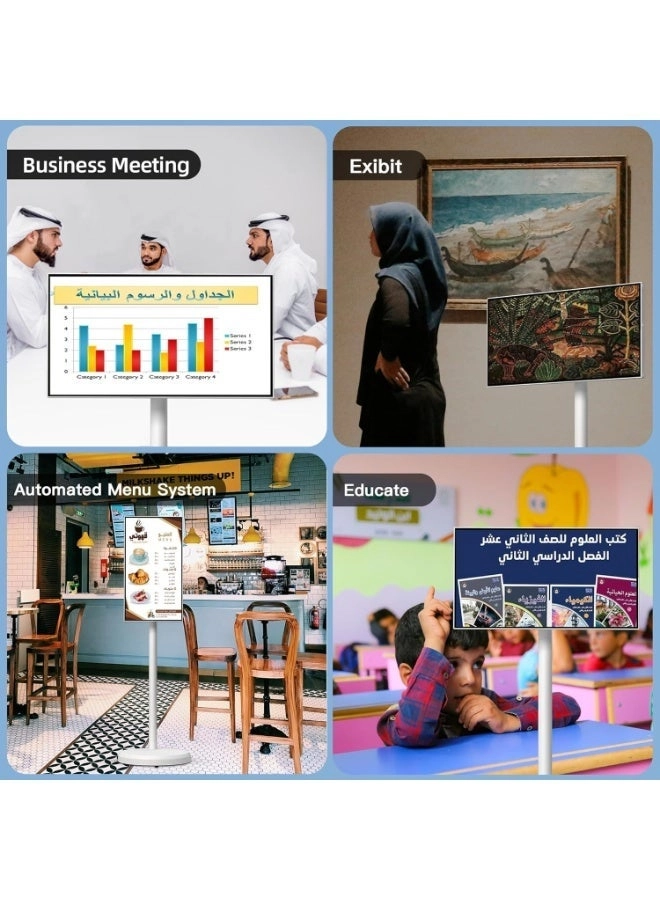 Smart Movable Touch Screen Display - 32 in 4K