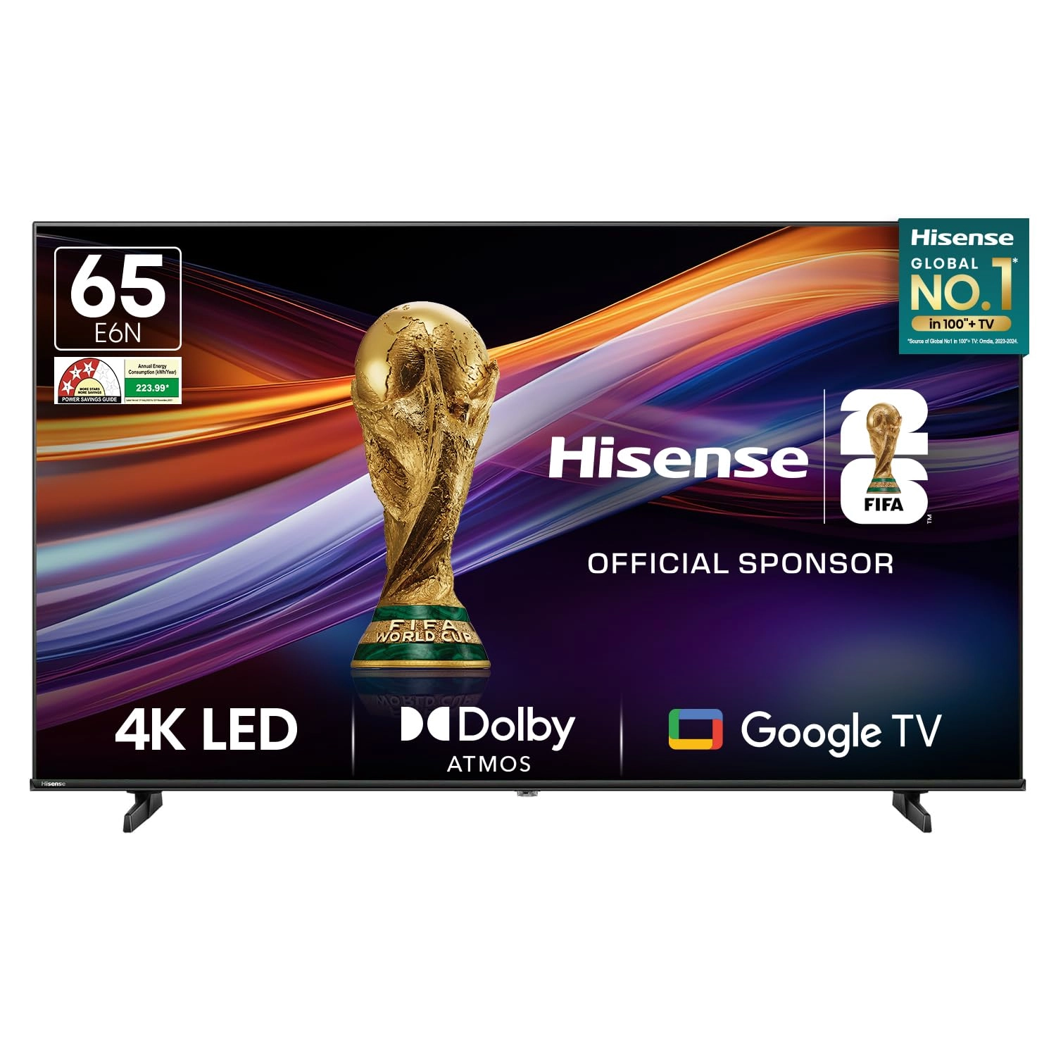 Hisense India Pvt Ltd, Office No2, Unit 24, MIT Olympus, Lane E, Koregaon Park, Pune 411001, India, DIXON TECHNOLOGY (INDIA) LIMITED 65E6N - 65 inches
