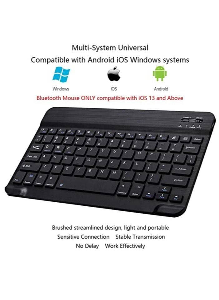 Bluetooth Keyboard and Mouse Combo - Arabic and English
