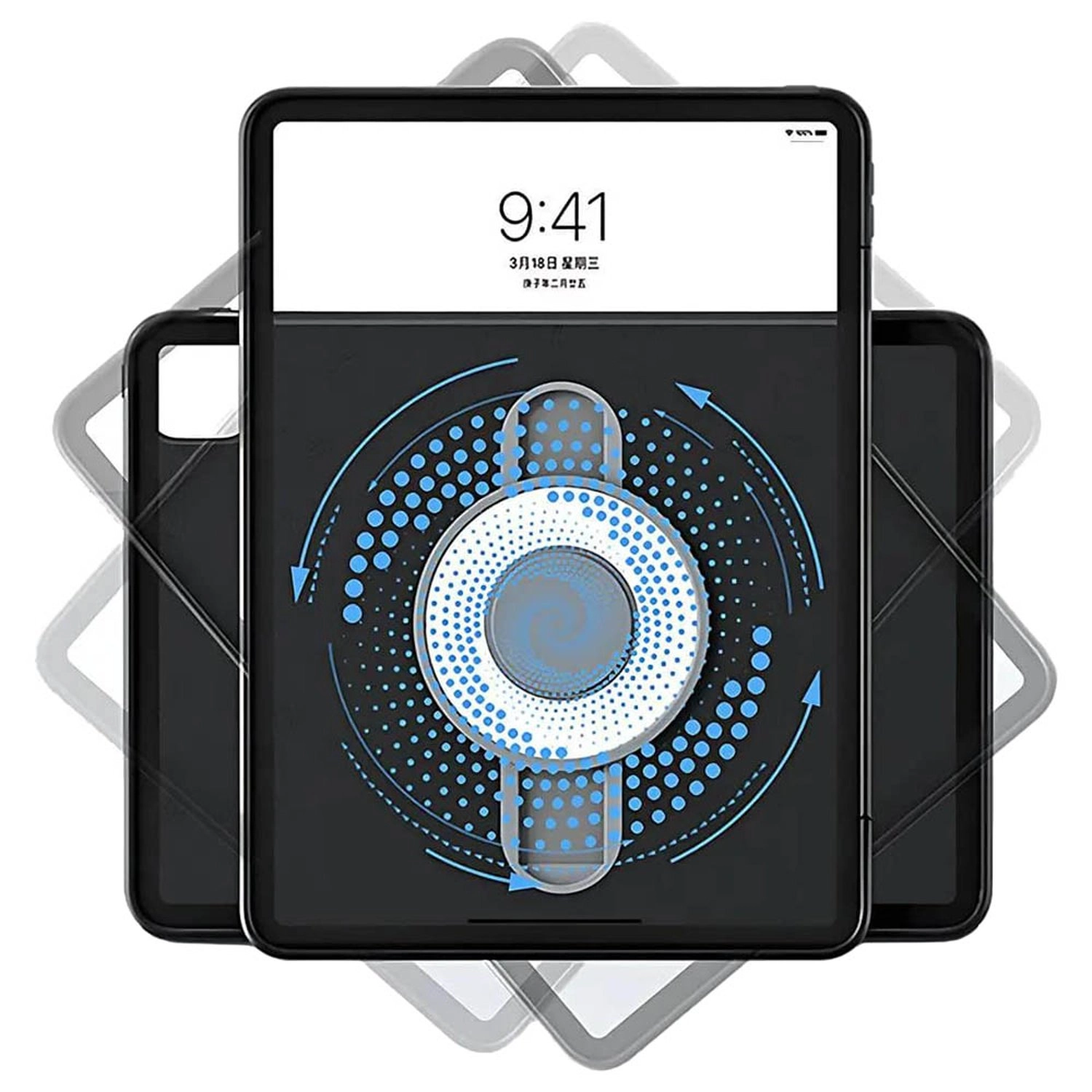 LEVELO Detachable Case with Pencil Slot for iPad Pro 11-inch