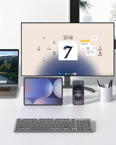 Wireless Keyboard - Bluetooth, RF, USB-A, USB-C