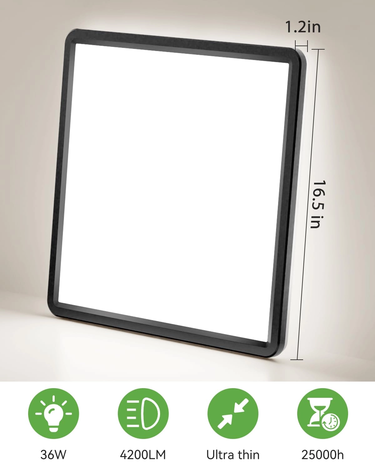 LED Ceiling Light - 3000K 4500K 6000K