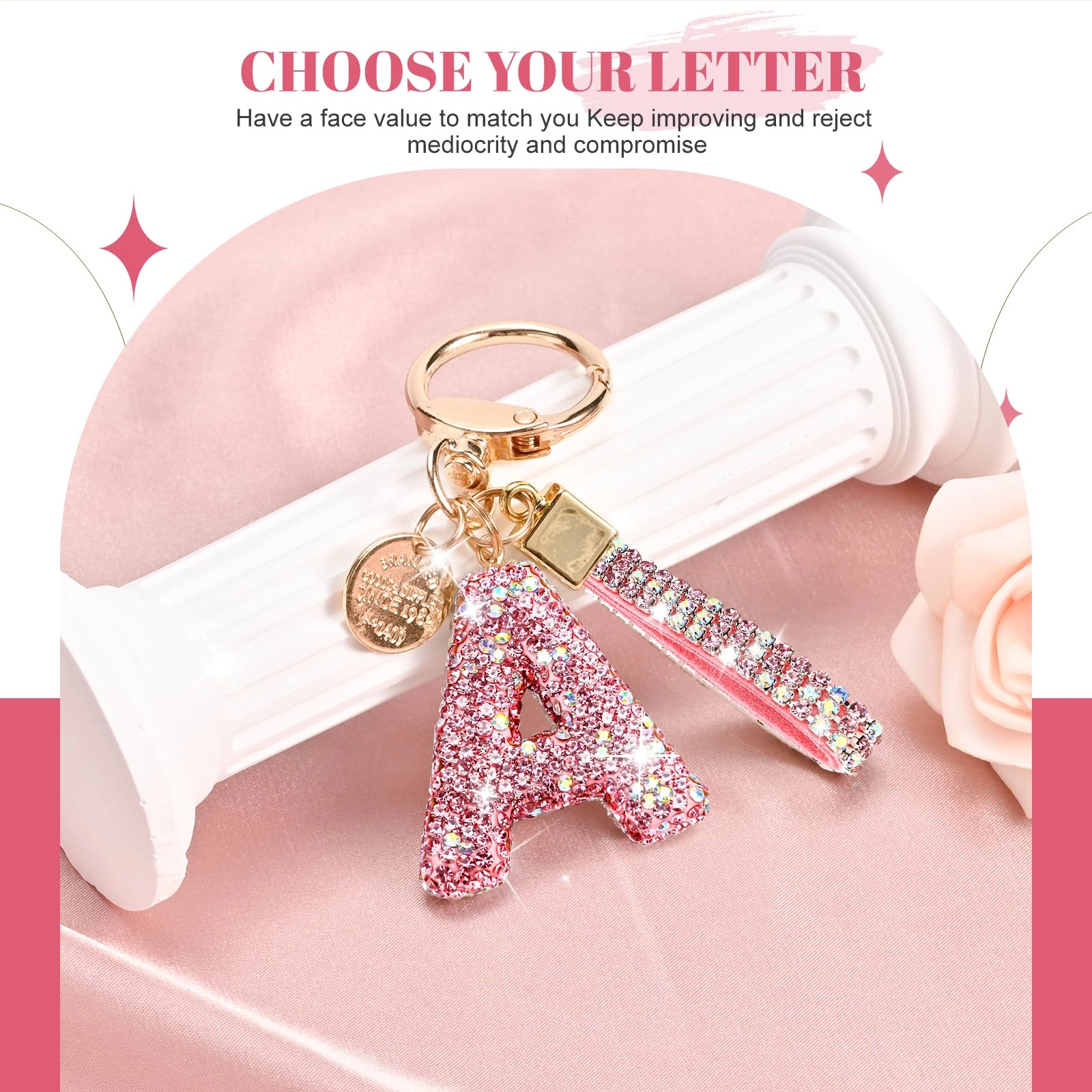 Initial Letter Keychain