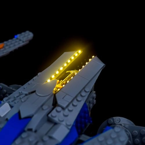 Remote Control Light Kit for LEGO Guardians of The Galaxy The Milano 76286 - Copper