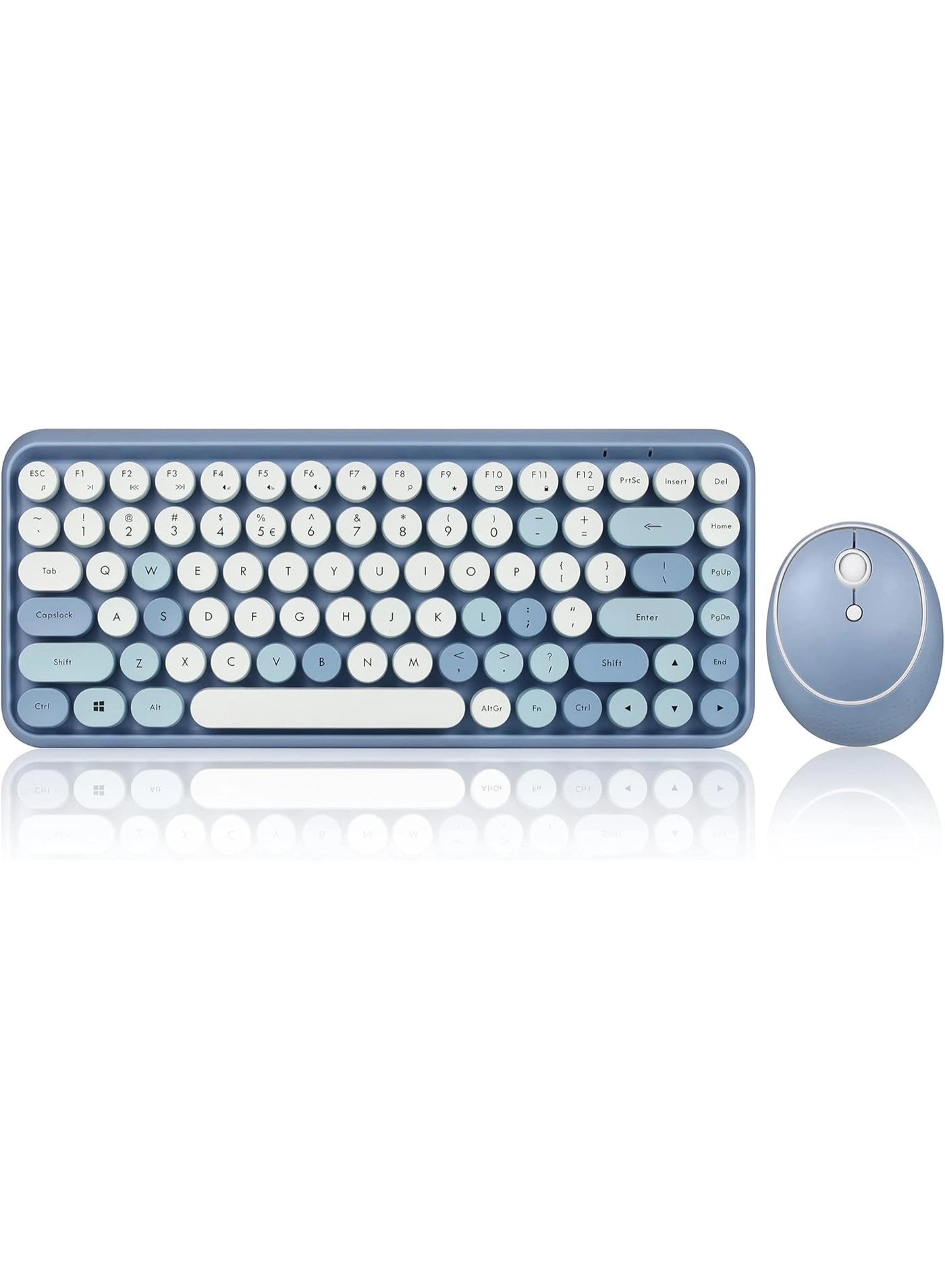Perixx PERIDUO-713BL Mini Keyboard + Mouse - US Wireless
