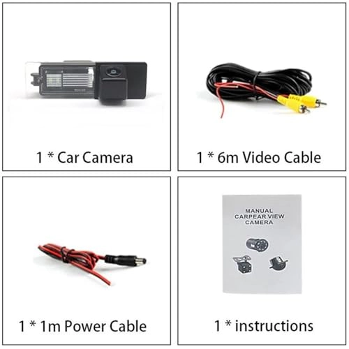 Rear View Camera Fisheye - Night vision Wired 1080P