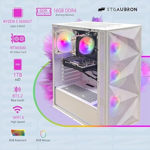 Gaming PC Desktop - AMD Ryzen 5 5600GT 16G 1T