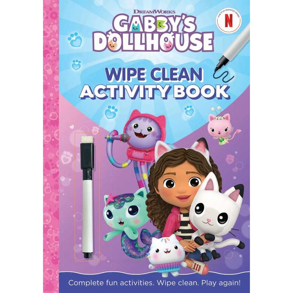 ALLIGATOR BOOKS LTD UK Gabby'S Dollhouse Wipe Clean Cloth Book