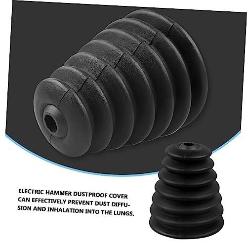 Dust Cover for Electric Drill - 6pcs Black 11.00X8.50X8.50cm