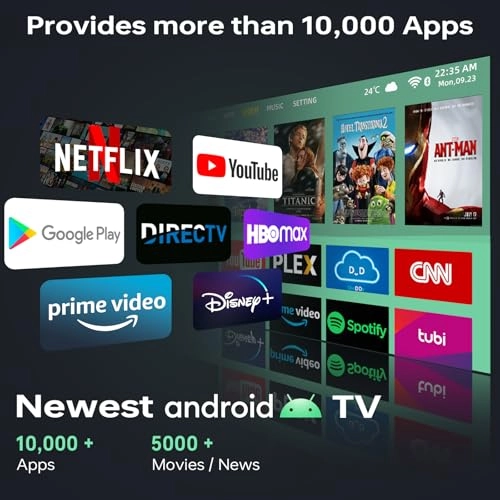 Portable Projector 16000 lumens 3840 x 2160 Pixels