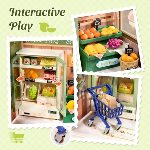 DIY Miniature House Kit - DAILY INSPIRATION CAFE 1:24