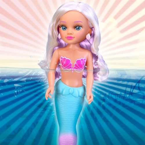 Magic Colour Mermaid Doll - Tail and Bikini Change Colour Blonde Mane Ages 3+