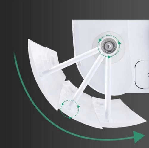 Universal Hollow Anti Direct Blowing Air Condition Wind Deflector - White 580 g