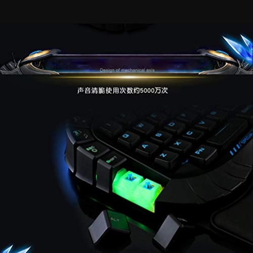 One Handed Mechanical Gaming Keyboard - Wired/Wireless