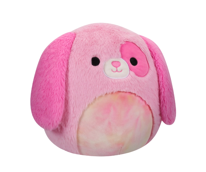 Fuzzamallows Pink Dog - Medium Plush 12 inch