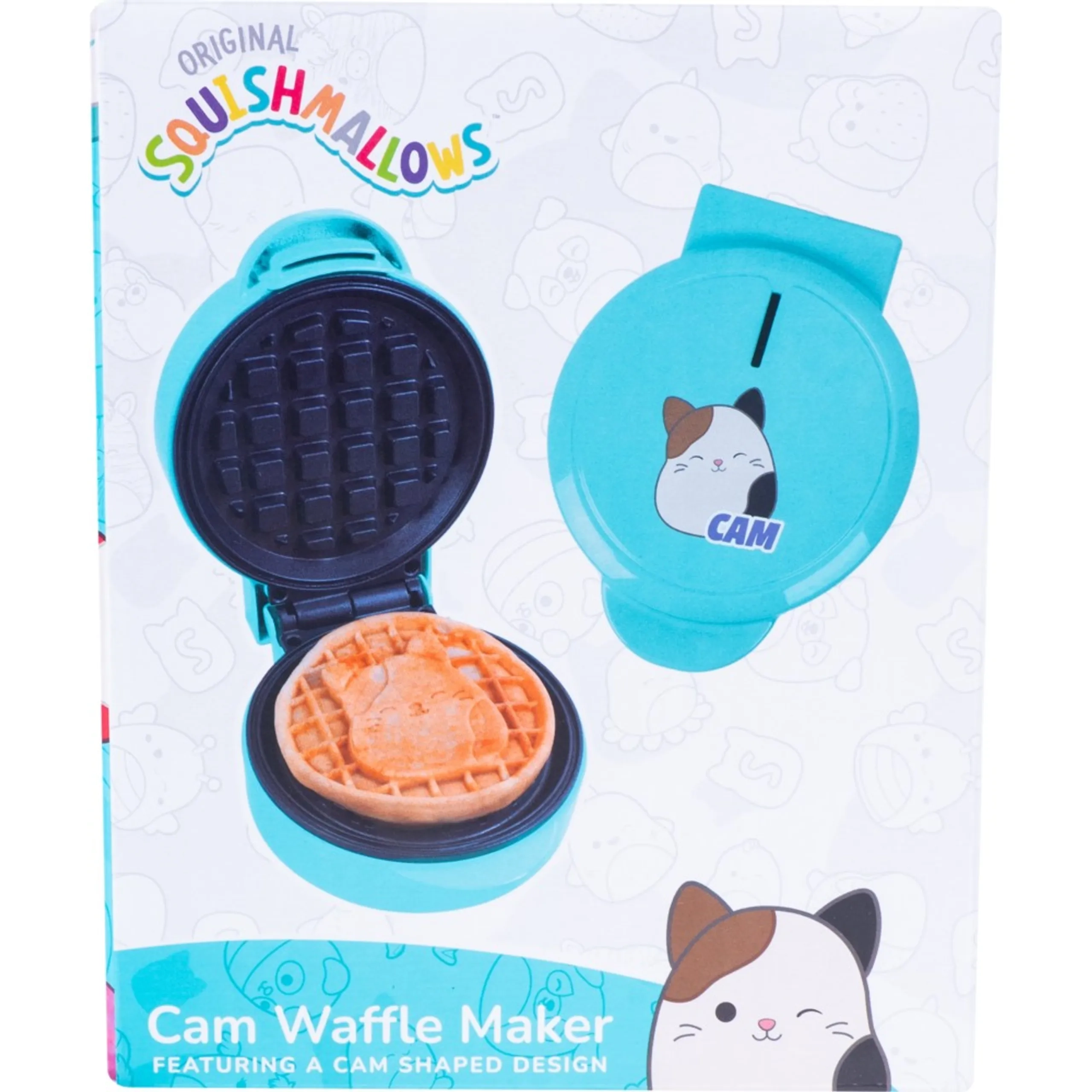 Cam The Cat Waffle Maker - 15 cm Blue