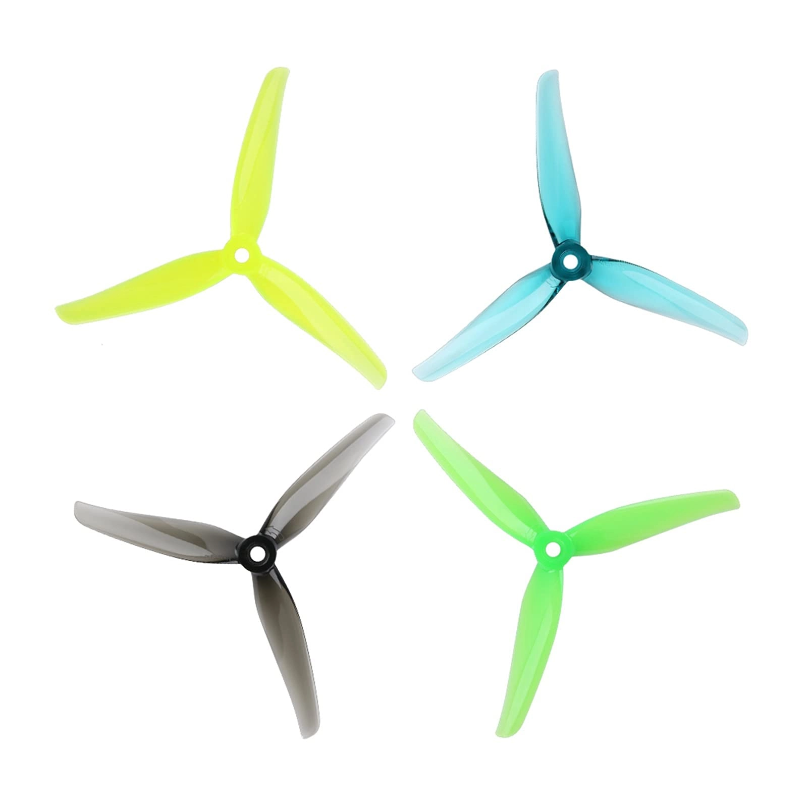 QASULER Store Tri-blade Propeller - 16pcs/8pairs 5.1inch