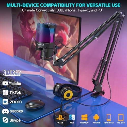 KM8 Series USB+Lightning Microphone Bundle