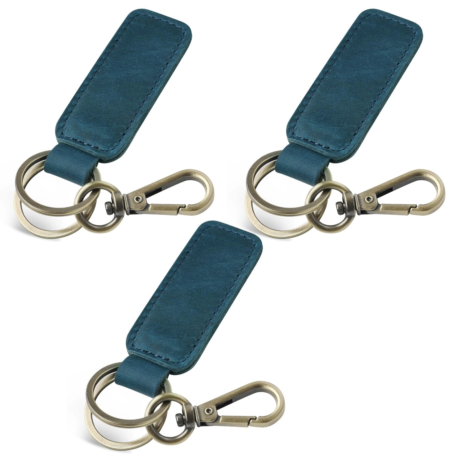 Leather Keychain - Car