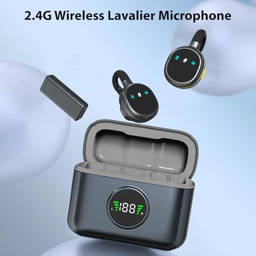 Portable Wireless Laval Microphone - 2 2.4g