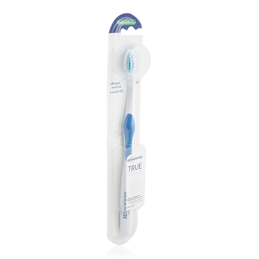 Sensodyne True White Toothbrush - Medium Soft Sensitive Teeth Care