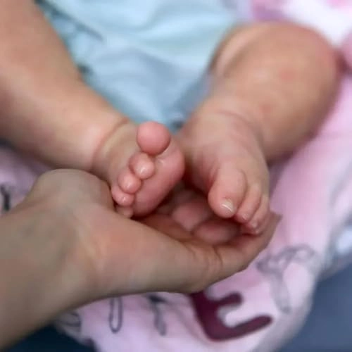 Reborn Baby Doll - 20 Inch Silicone Girl Ages 3+