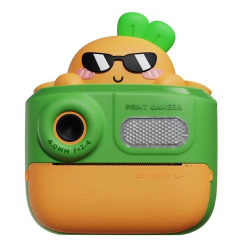 Kids Instant Print Camera - 2400W 2.4-inch Dual Lens