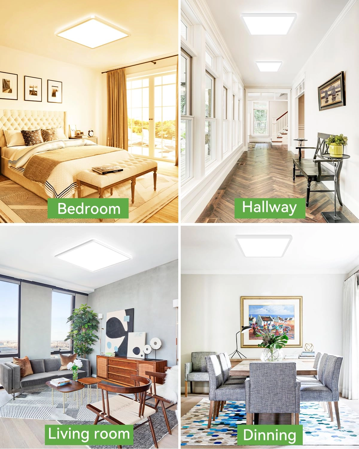 led ceiling light - 3000K/4000K/6500K Pack