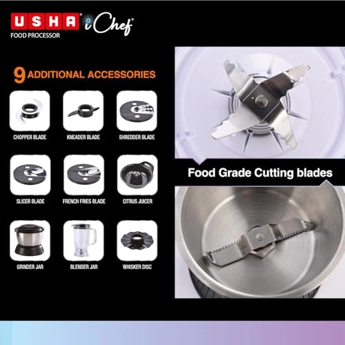 ICHEF Food Processor - 1.4L 800 KW