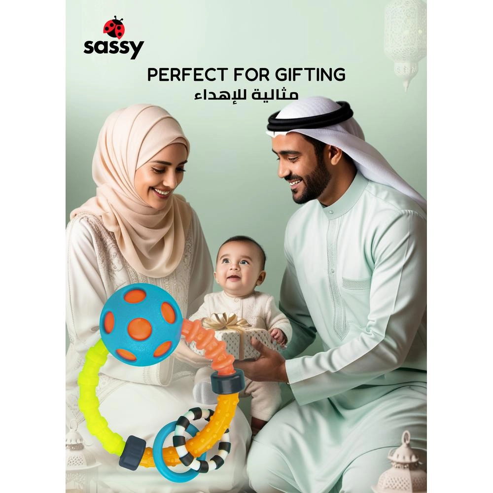 Bend & Flex Barbell Rattle - Suitable for 6 months & above