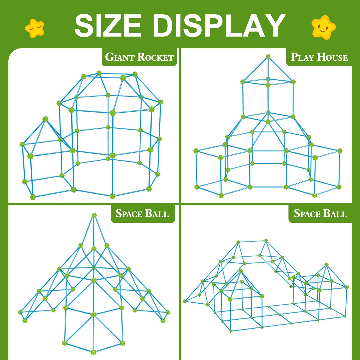 Ultimate Creative Set (SZ200FORTBlue) - Fort building kit