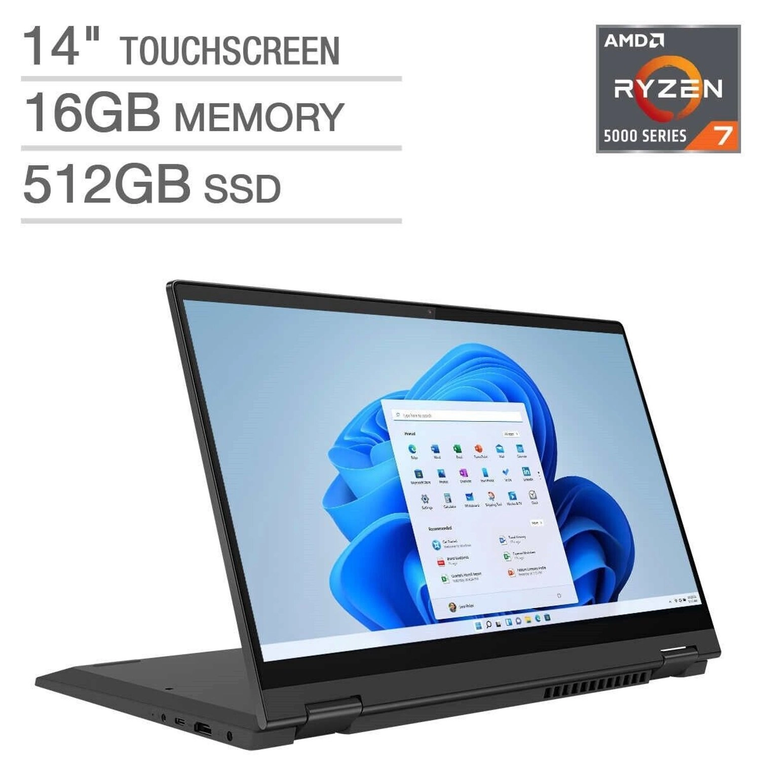 IdeaPad Flex 5 14ALC7 - 14'' Ryzen 7 5700U 16GB DDR4 512GB SSD