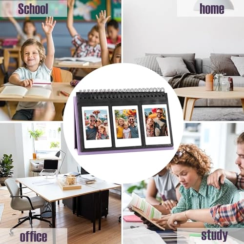 2x3" 96 Pockets Vegan Leather Photo Album