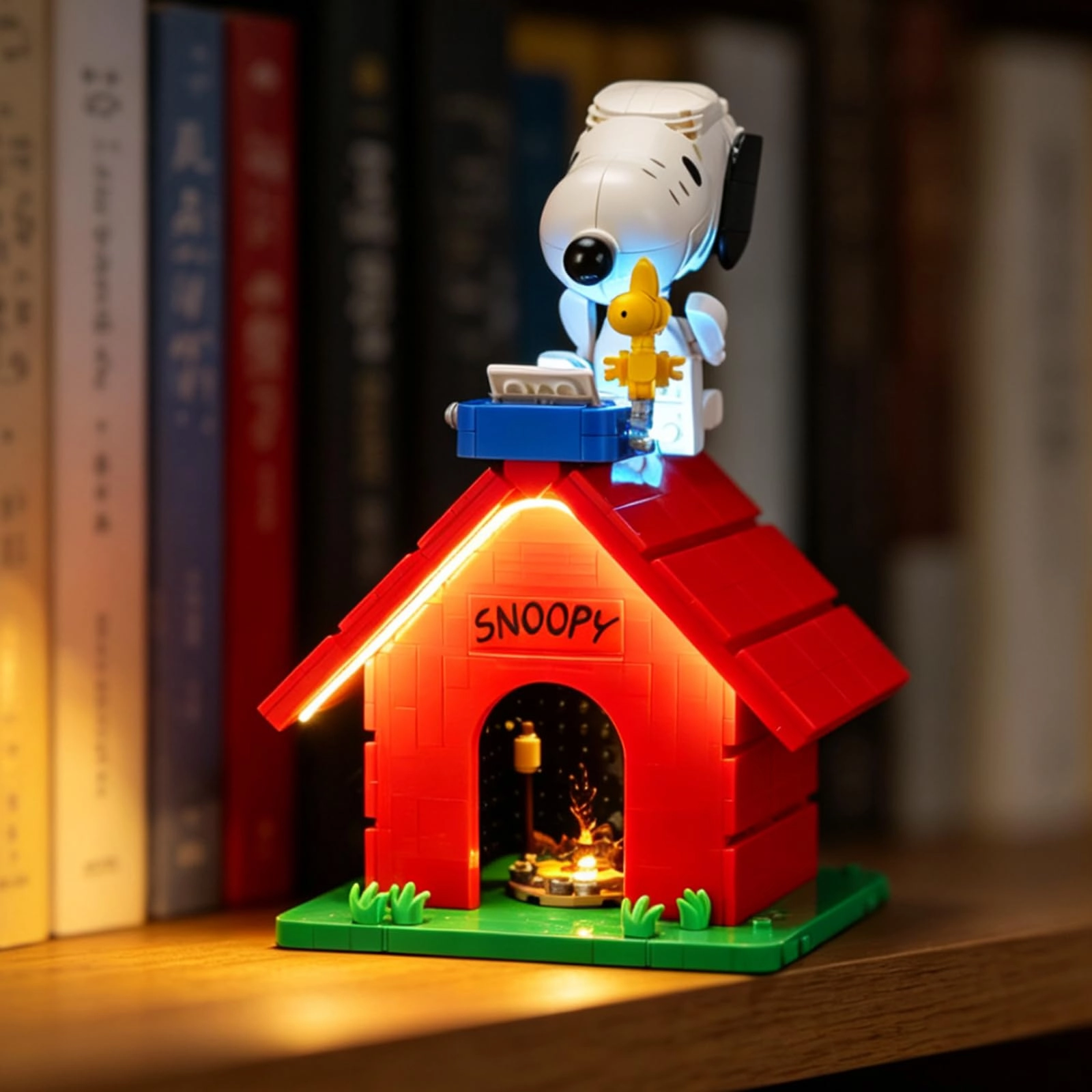 YEABRICKS LED Light for Lego-21368 Snoopy's Doghouse - Multicolor USB & Battery