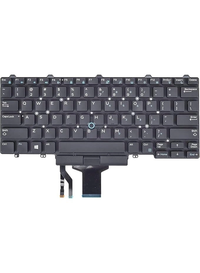 Terabyte Replacement Backlight Keyboard - E5450 E5470 E7450 E7470 5480 5490 5491 7480 7490 US Layout